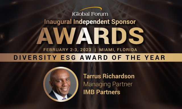 IMB Wins iGlobal Diversity ESG Award of the Year!